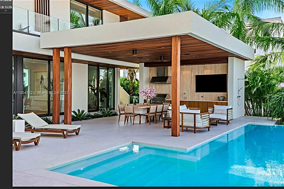 BBQ and pool